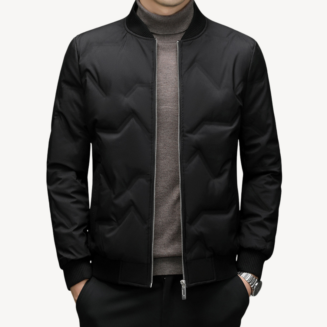 Men's Lightweight Puffer Bomber Jacket | Loravelle