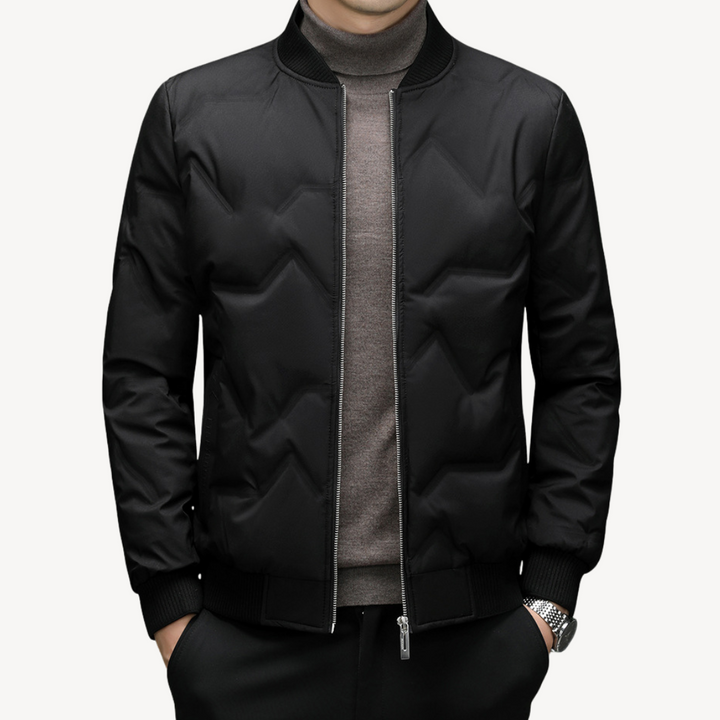 Men's Lightweight Puffer Bomber Jacket | Loravelle