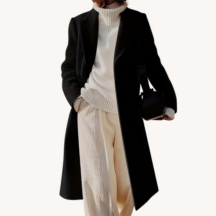 Women’s Double-Breasted Coat | Loravelle