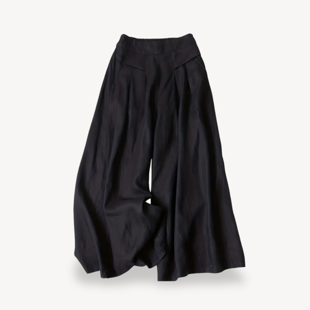 Women's Wide-Legged Linen Culottes | Loravelle