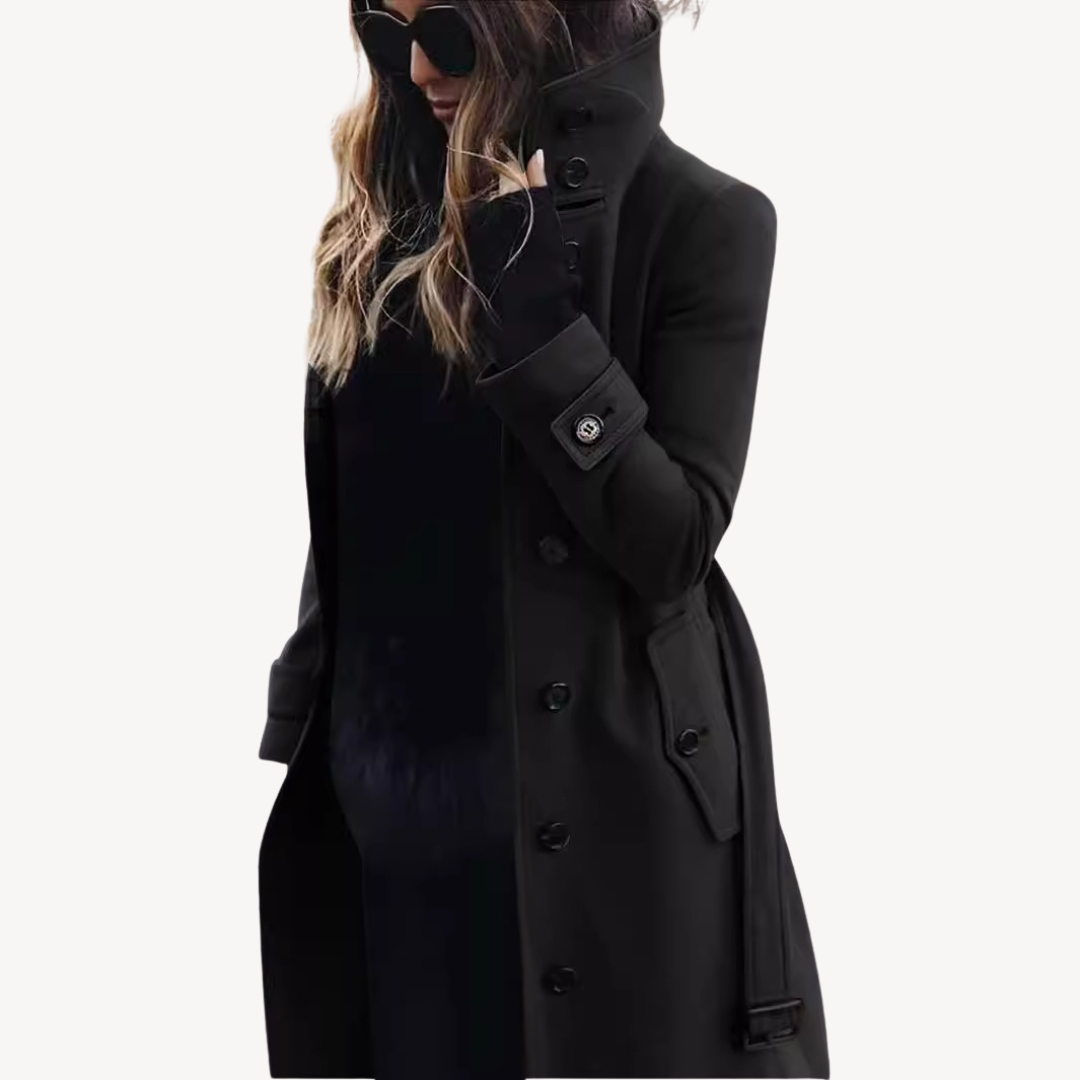 Women’s Wool Blend Trench Coat | Loravelle