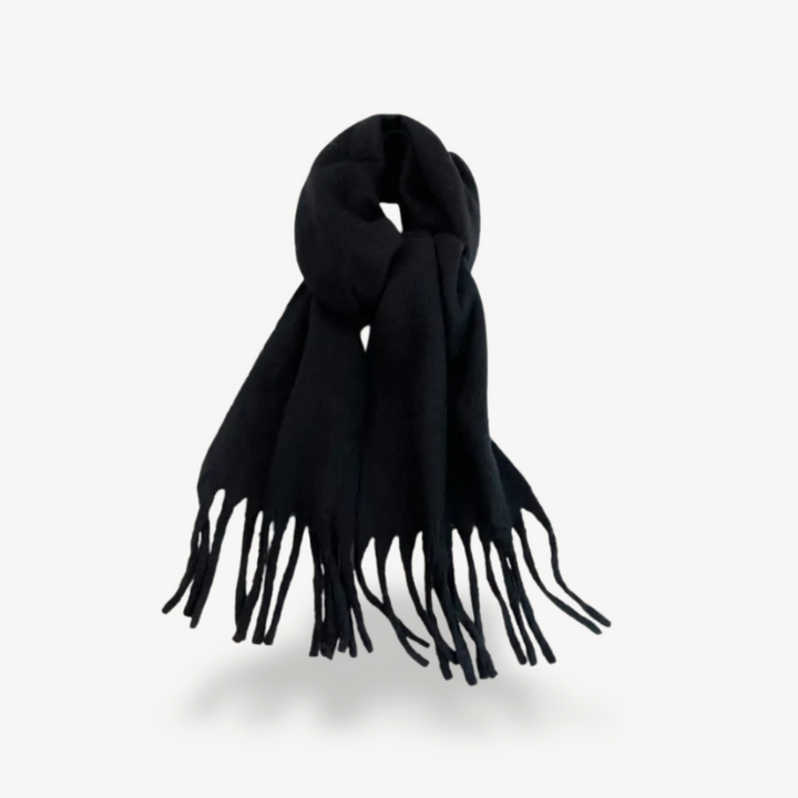Fringed Wool Scarf | Loravelle