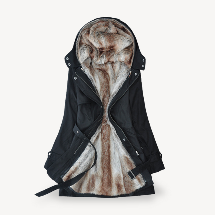 Women’s Faux Fur Lined Parka Jacket | Loravelle