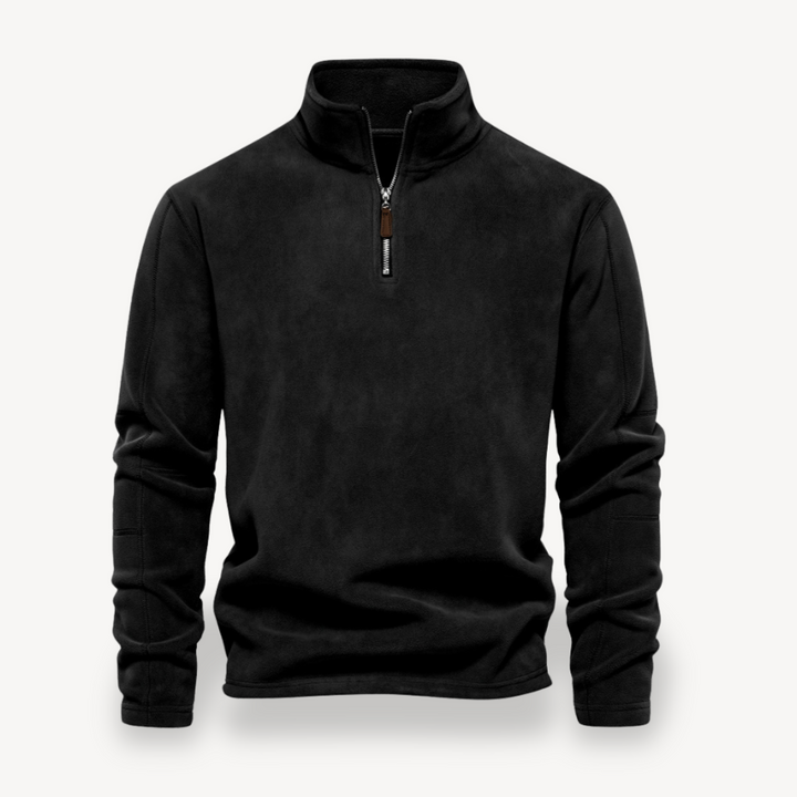 Fleece Quarter-Zip Pullover for Men | Loravelle