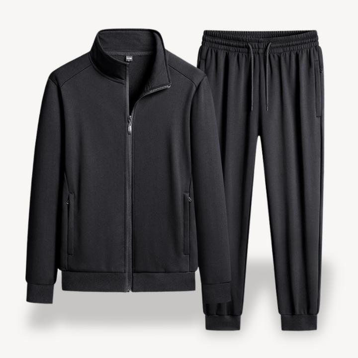 Men’s Cotton Zipper Tracksuit Set | Loravelle
