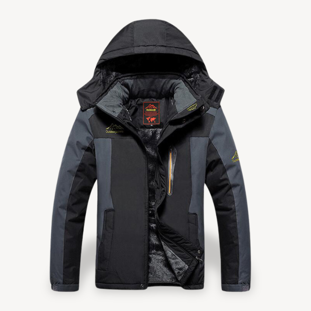Men's Waterproof Fleece Ski Jacket | Loravelle