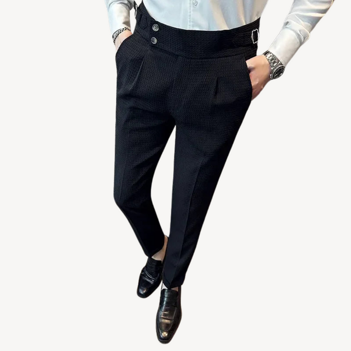 Men's Waffle Dress Pants Business Formal | Loravelle