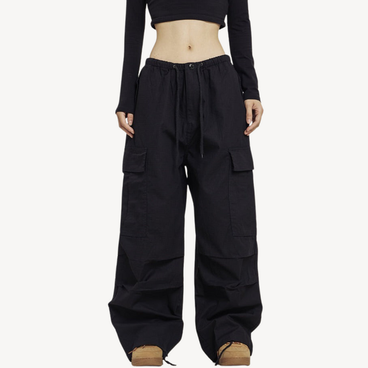 Women's Loose Fit Baggy Cargo Pants | Loravelle
