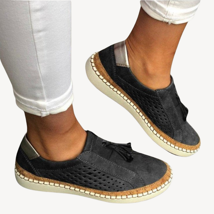 Orthopedic Suede Loafers for Women | Loravelle