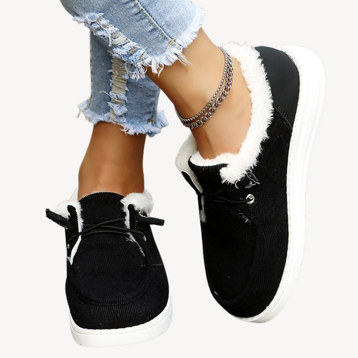 Women’s Orthopedic Slip-On Shoes – Fleece Lining | Loravelle