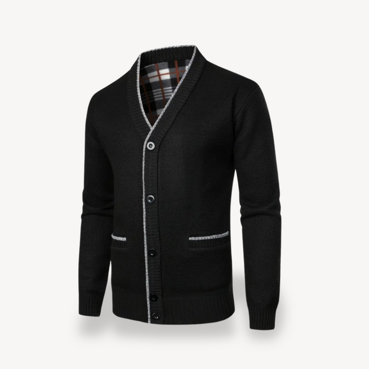 Men’s Button-Front Cardigan | Loravelle