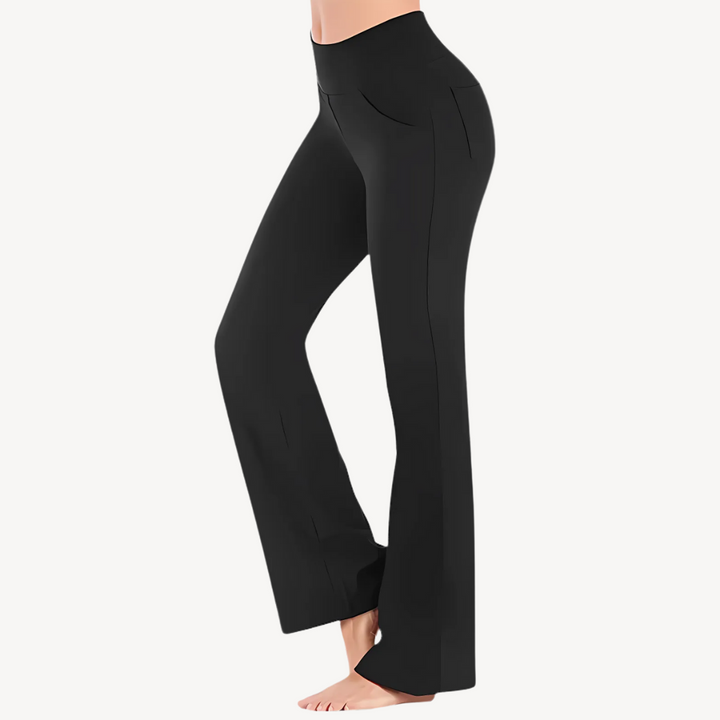 Stretch High-Waisted Pants | Loravelle