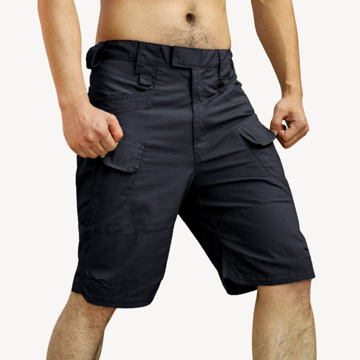 Men's Twill Cargo Workout Shorts | Loravelle