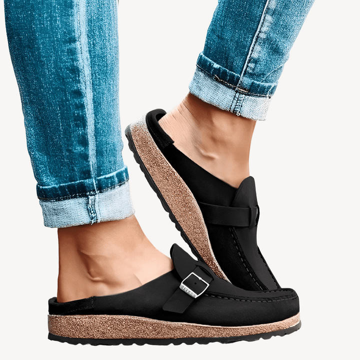 Orthopedic Loafers for Women with Buckle | Loravelle