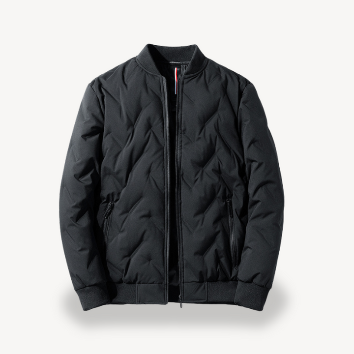 Men's Hybrid Puffer Bomber Jacket | Loravelle
