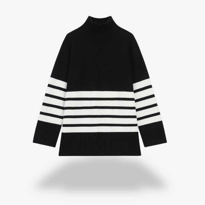Striped Knit Sweater for Women | Loravelle