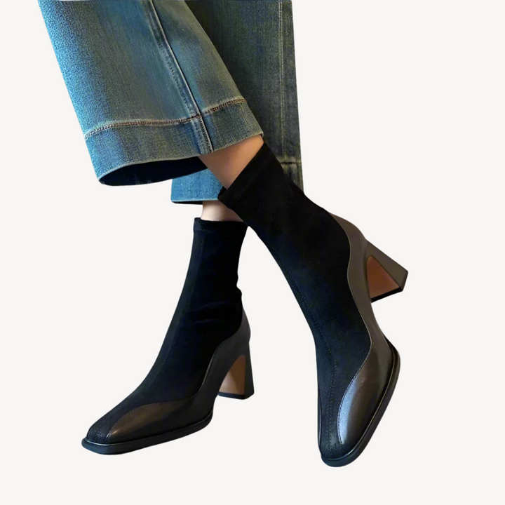 Orthopedic Leather Ankle Boots | Loravelle