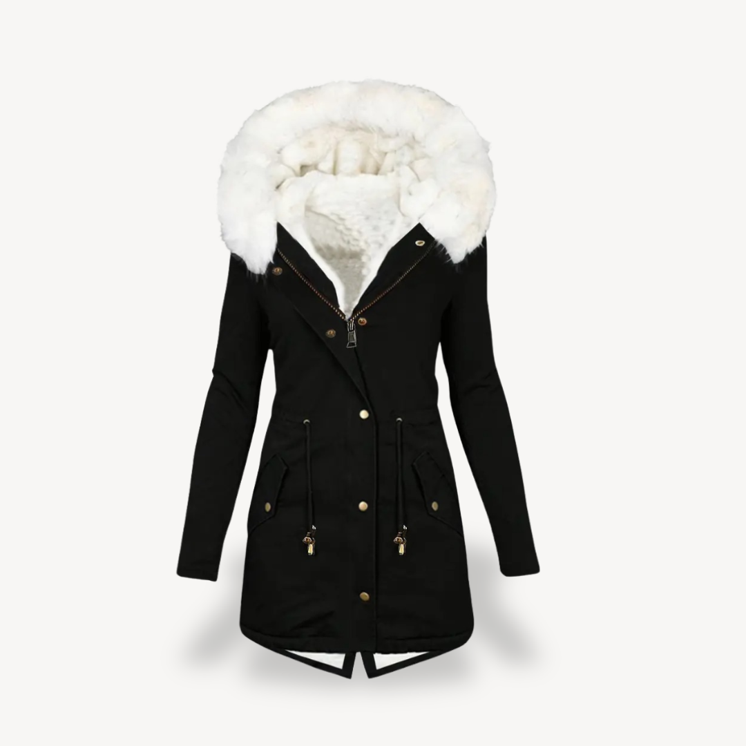 Women's Faux Fur Hooded Parka Jacket | Loravelle