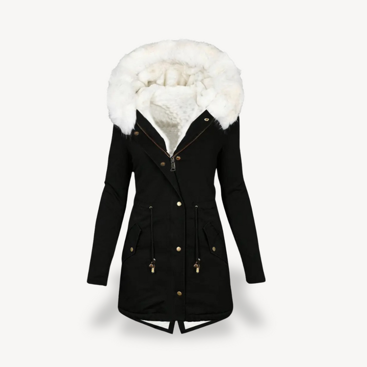 Women's Faux Fur Hooded Parka Jacket | Loravelle