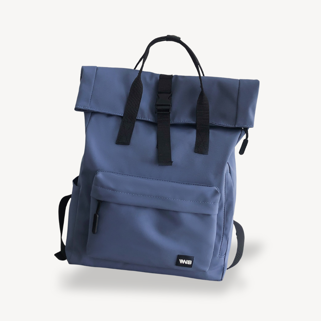 Women's Polyester Roll Top Backpack | Loravelle
