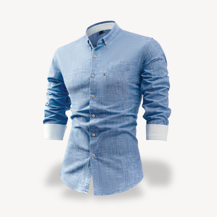 Men's Linen Button-Down Shirt - Casual & Stylish | Loravelle