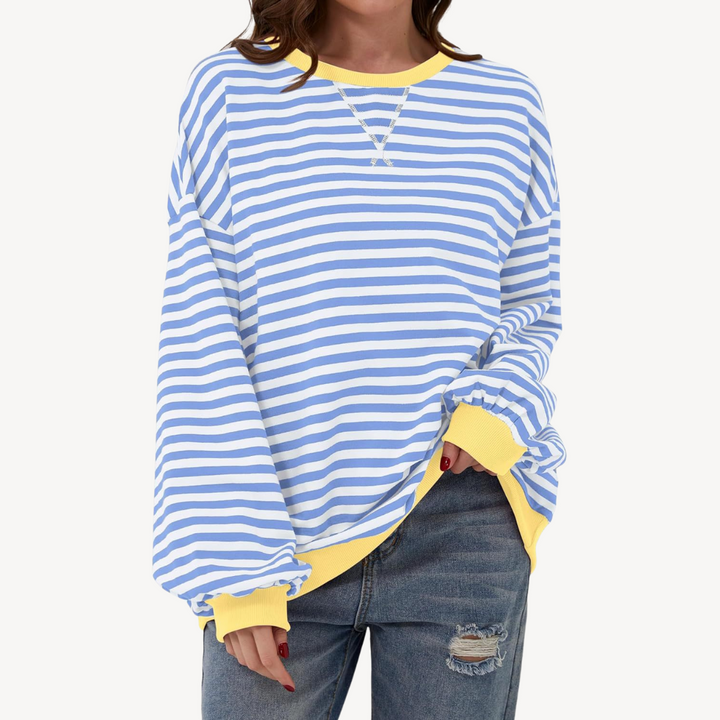Women's Striped Long Sleeve Top | Loravelle