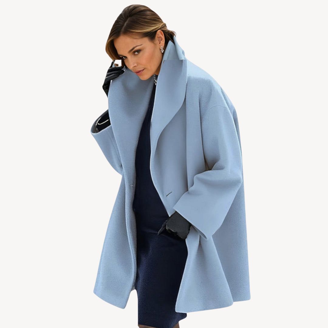 Women's Wool Blend Overcoat | Loravelle