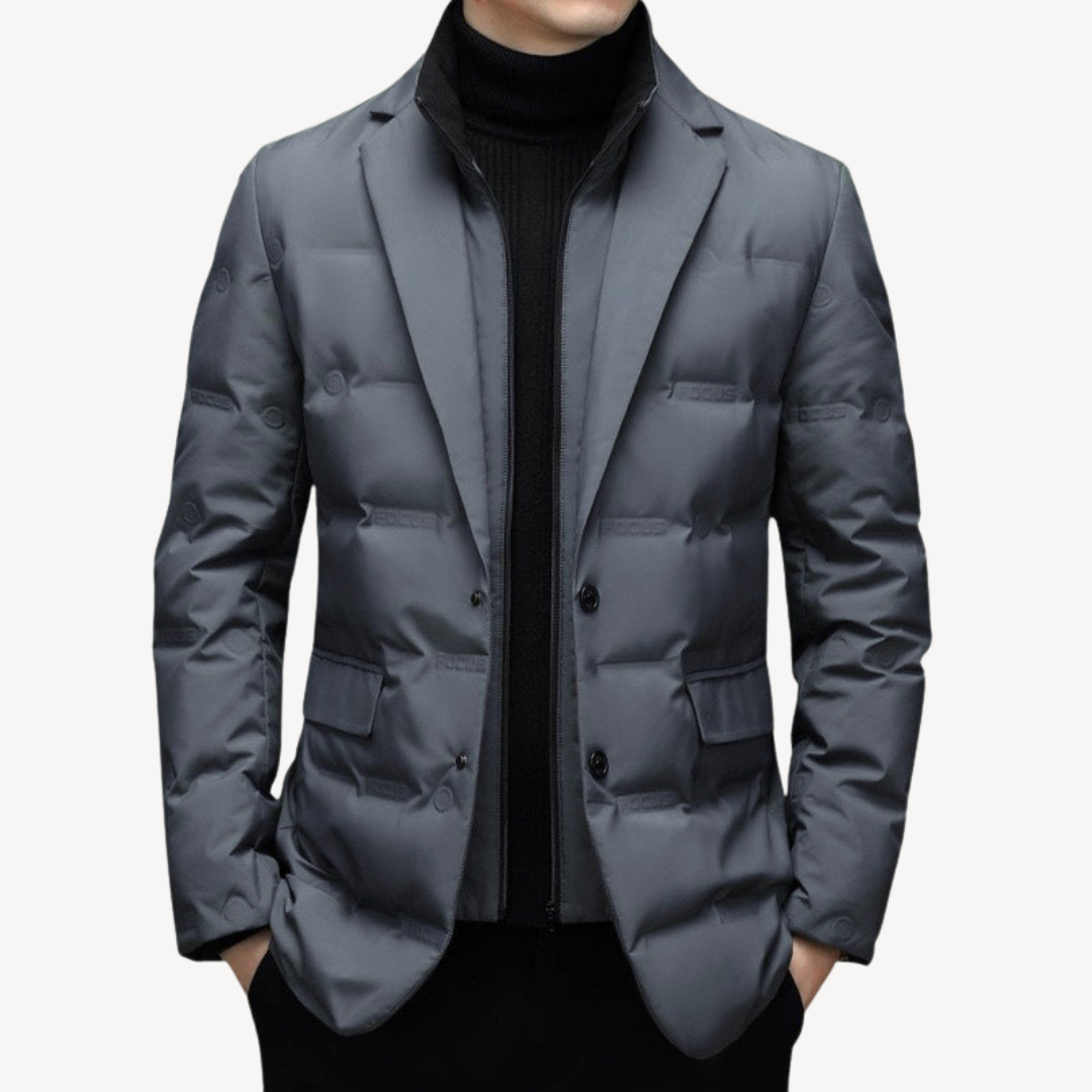 Winter Coat Puffer Blazer Jacket for Men | Loravelle