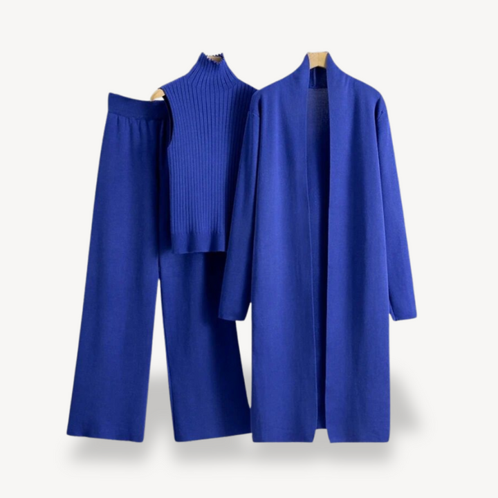 Women’s Ribbed Knit 3-Piece Set | Loravelle