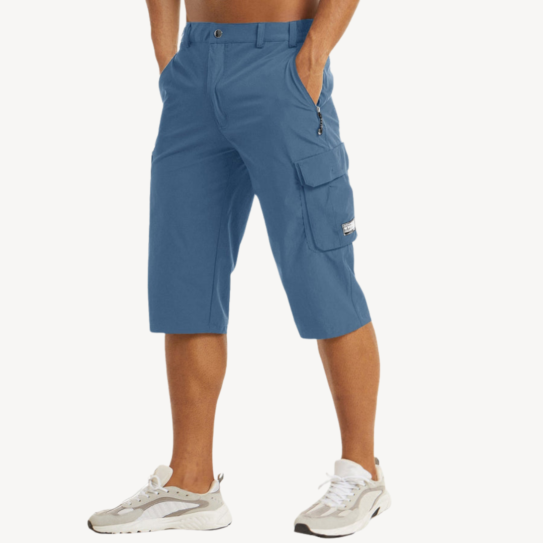 Men’s Cotton Cargo Shorts with Pockets | Loravelle
