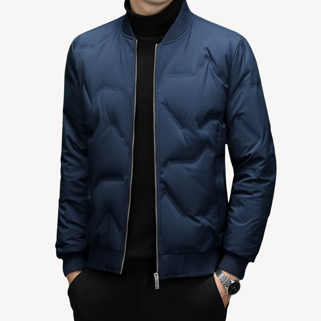 Men's Lightweight Puffer Bomber Jacket | Loravelle