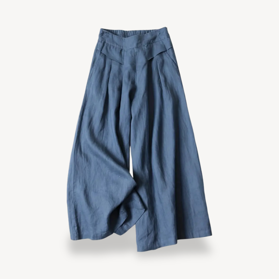 Women's Wide-Legged Linen Culottes | Loravelle