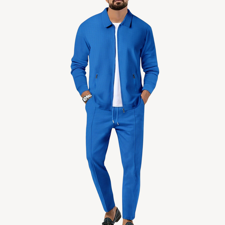 Men's Waffle Knit Loungewear Set | Loravelle