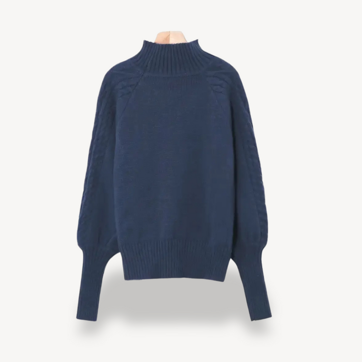 Cable Knit Turtleneck Sweater for Women | Loravelle