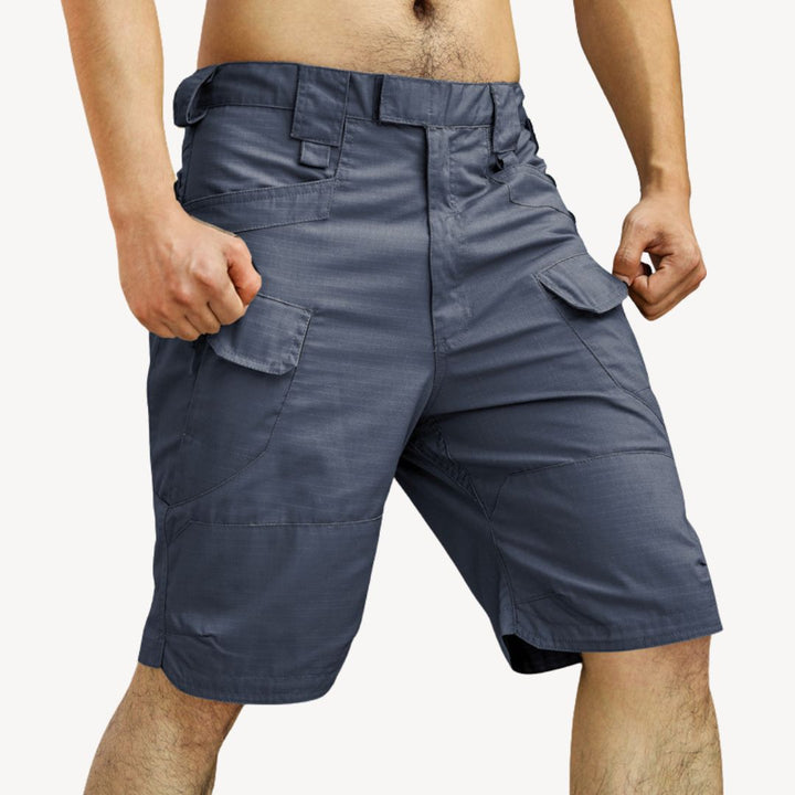 Men's Twill Cargo Workout Shorts | Loravelle