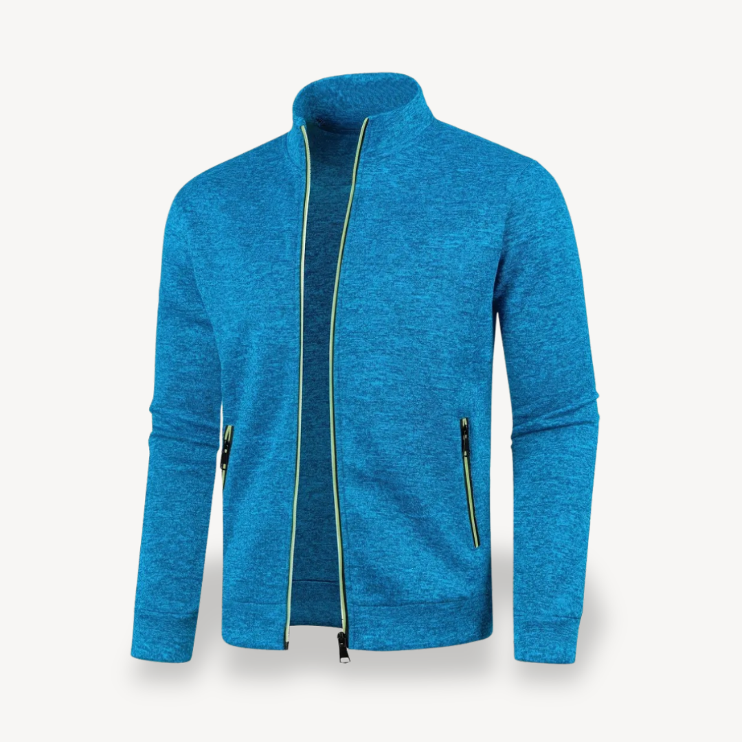 Men’s Zippered Track Jacket | Loravelle
