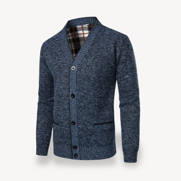 Men’s Button-Front Cardigan | Loravelle