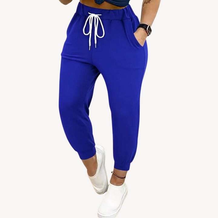 Women's Elastic Waist Jogger Pants | Loravelle