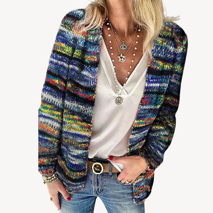 Women’s Multi-Color Knit Cardigan | Loravelle