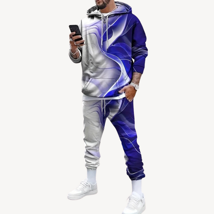 Men’s Gradient Hoodie Tracksuit Set | Loravelle