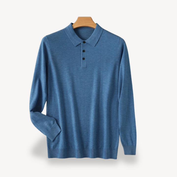 Men’s Long Sleeve Polo Shirt | Loravelle