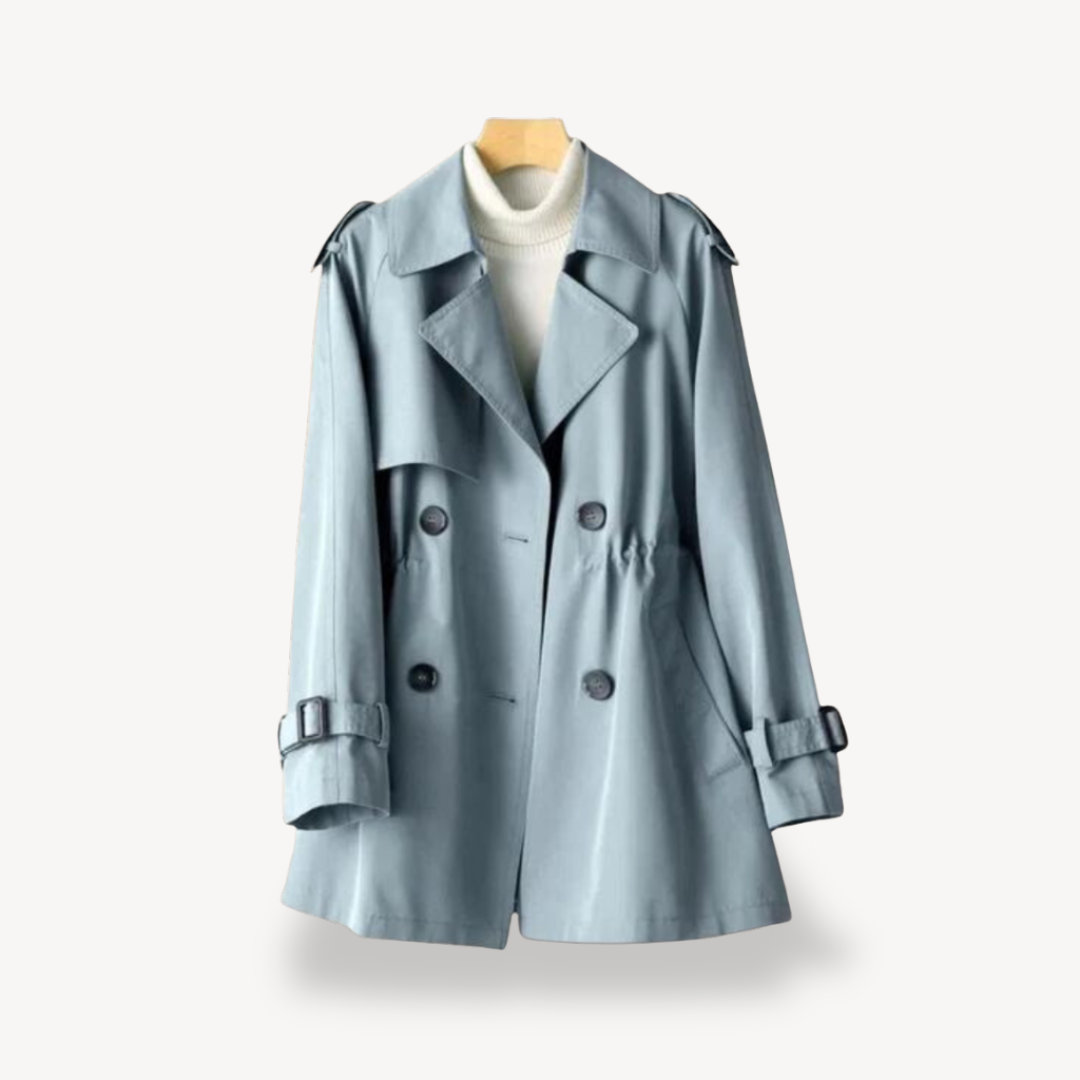 Double-Breasted Trench Coat for Women | Loravelle