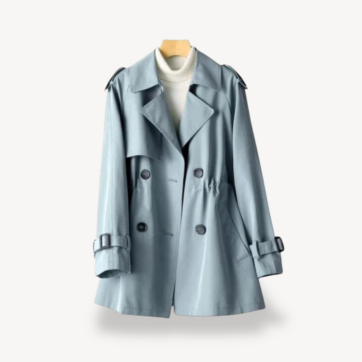 Double-Breasted Trench Coat for Women | Loravelle