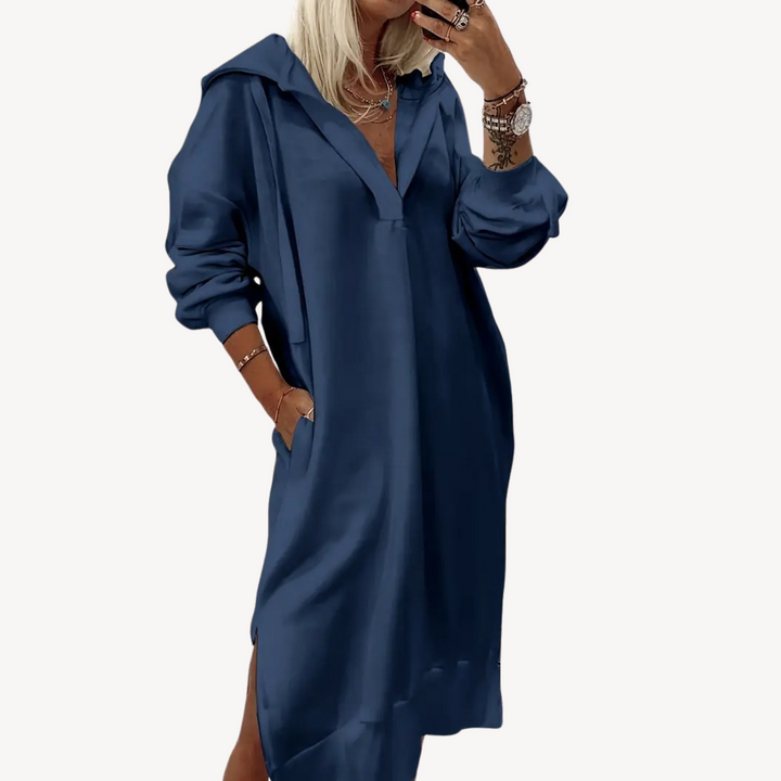 Women's Hooded Sweatshirt Dress | Loravelle