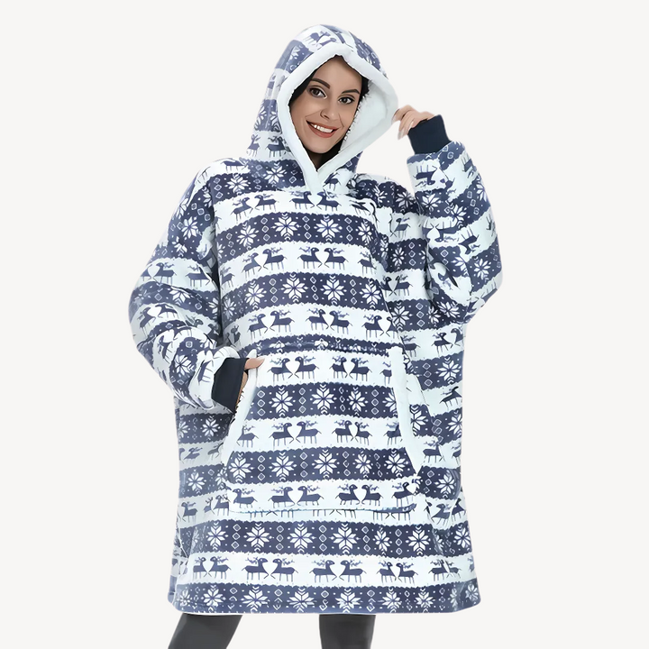 Oversized Tie-Dye Hoodie Blanket | Loravelle