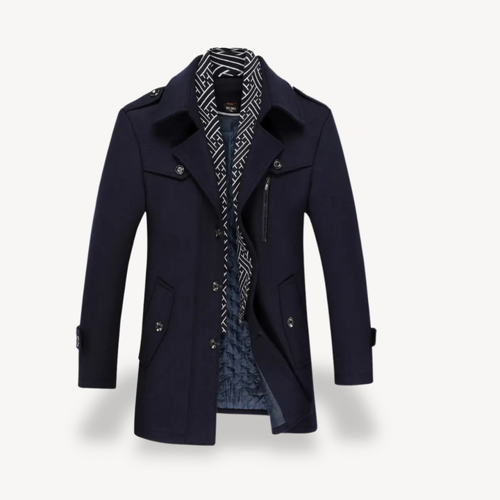 Winter Wool Coat Men | Loravelle