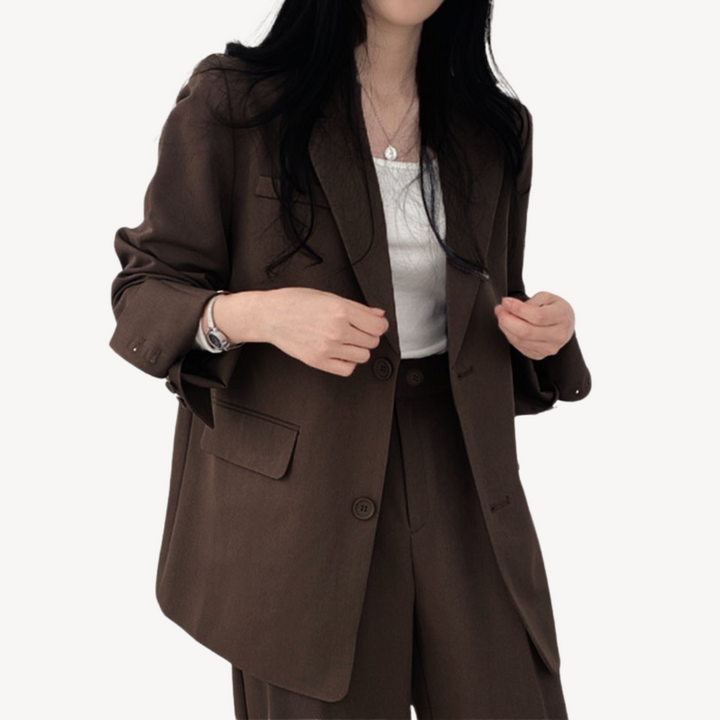 Blazer Pants Suit Set Women | Loravelle