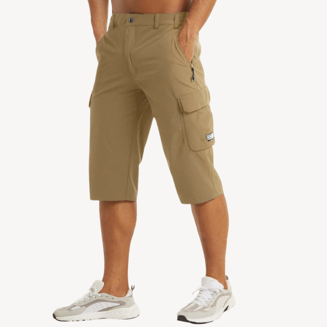 Men’s Cotton Cargo Shorts with Pockets | Loravelle
