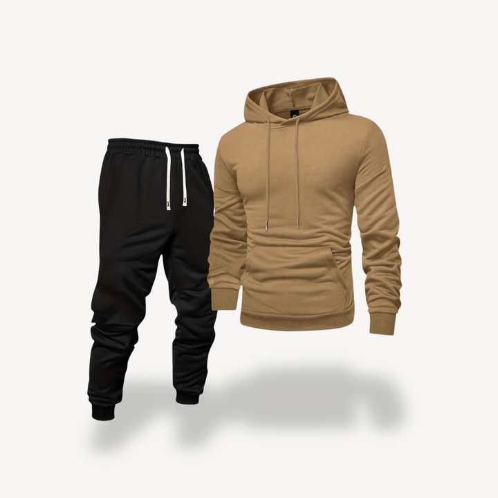 Men's Fleece Hoodie & Jogger Tracksuit Set | Loravelle
