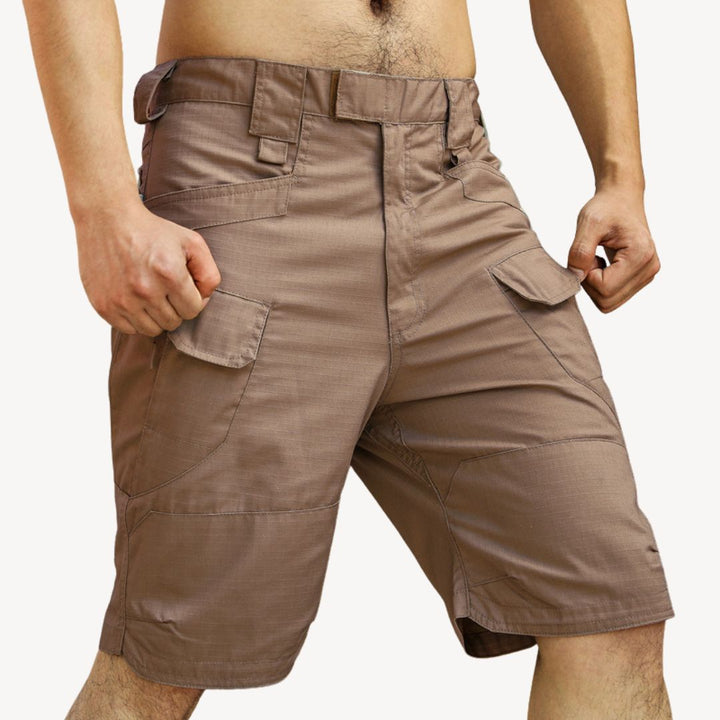 Men's Twill Cargo Workout Shorts | Loravelle